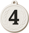 Platz 4 Medaille