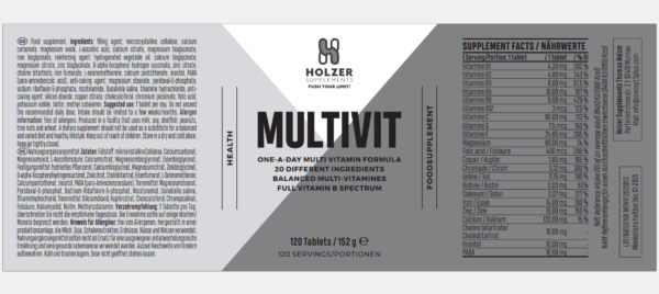 MULTI-VIT (120 Kapseln) – Bild 3