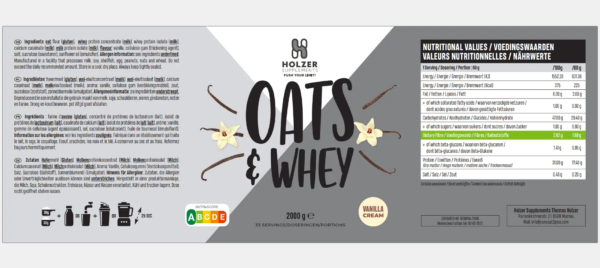 Oats & Whey 2000 gr – Bild 3