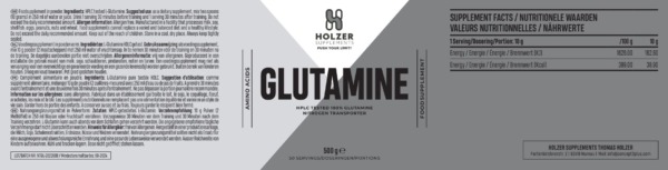 L GLUTAMINE (500 gr) – Bild 3